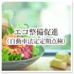 エコ整備促進(自動車法定定期点検)
