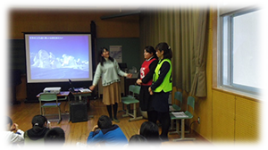 鶴岡市立あつみ小学校で「こどもエコドライブ教室」